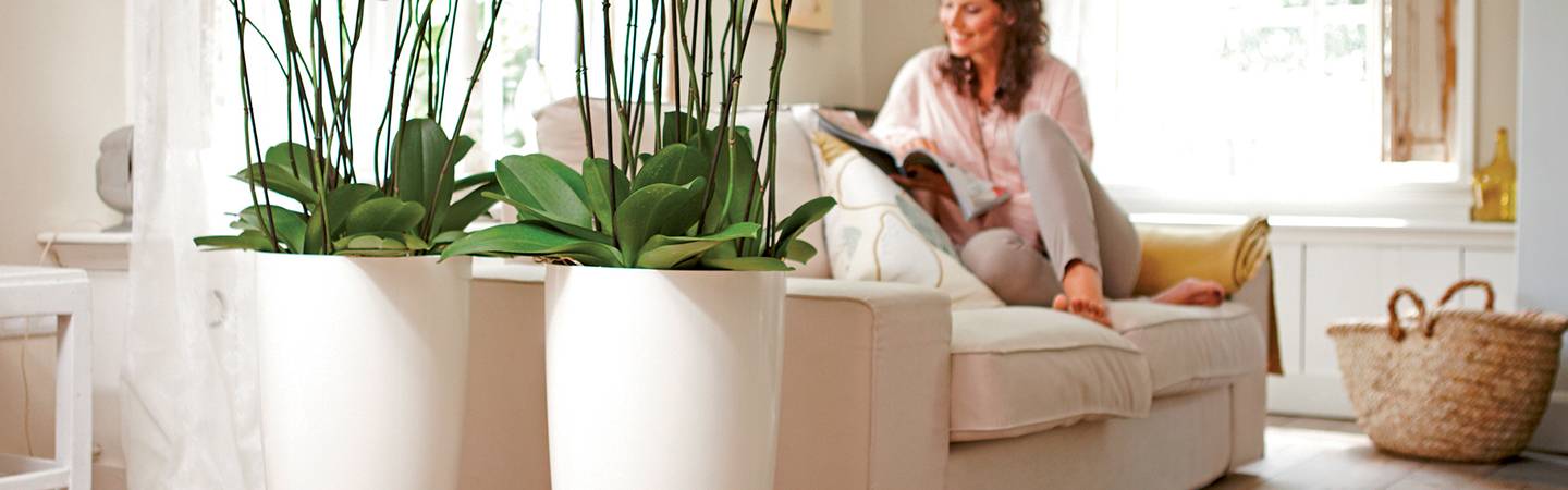 brussels diamond rond haut 27cm blanc